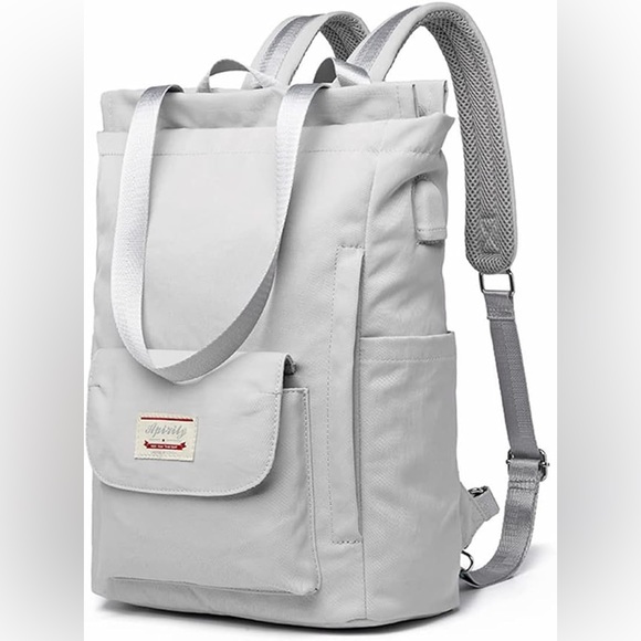 Handbags - Convertible Tote Backpack Wide Top Water Resistant